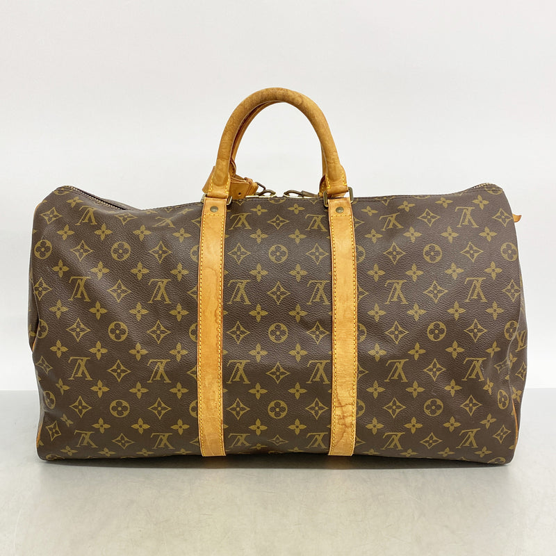 【6ie6933】ルイヴィトン ボストンバッグ モノグラム キーポル50 M41426 ブラウン【中古】メンズ レディース ユニセックス