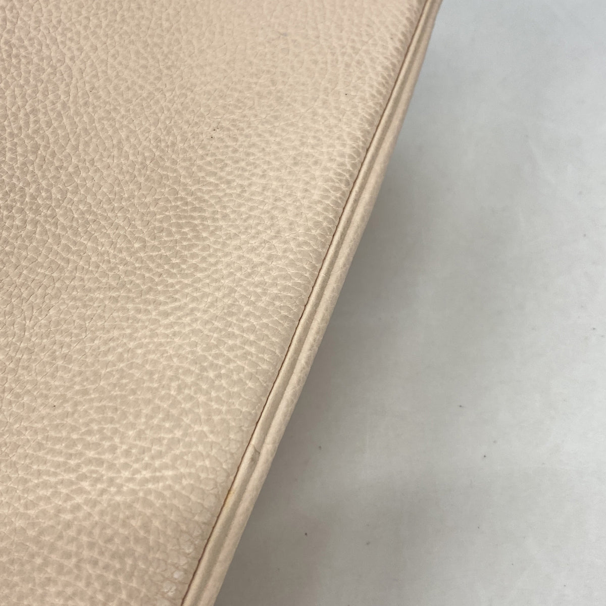 【6ie6938】クリスチャンディオール ハンドバッグ ディオリッシモ レザー ピンクベージュ ゴールド金具 2wayバッグ【中古】レディース