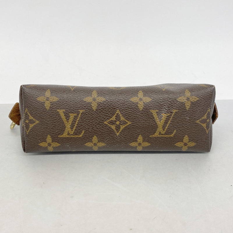 【6ie6947】ルイヴィトン ポーチ モノグラム ポシェットコスメティック M47515 ブラウン【中古】レディース