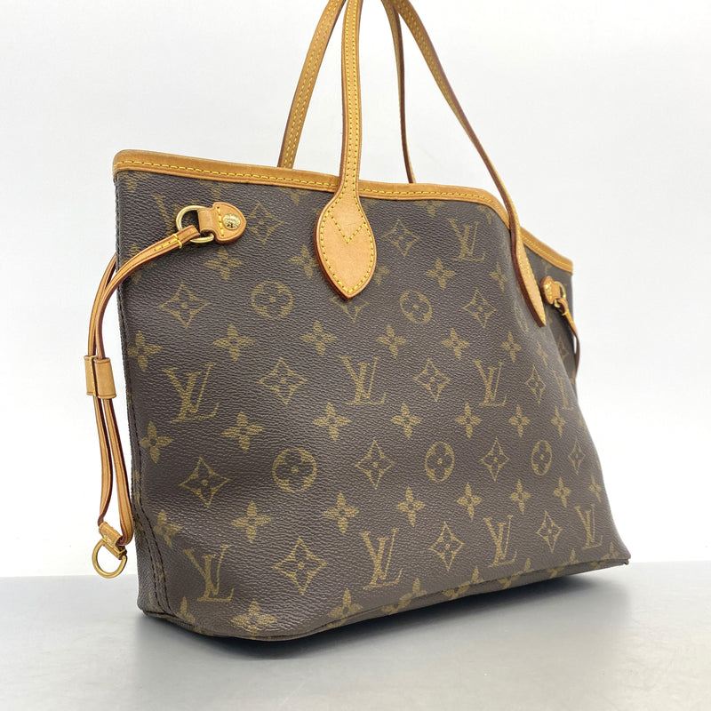 【6ie6961】ルイヴィトン トートバッグ モノグラム ネヴァーフルPM M40155 ブラウン【中古】レディース