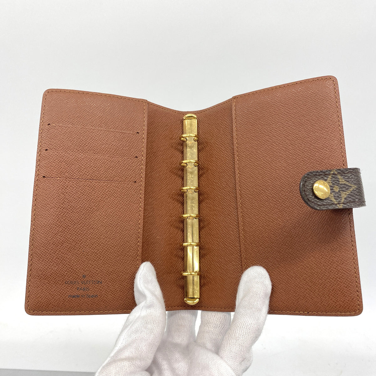 【6ie6967】ルイヴィトン 手帳カバー モノグラム アジェンダPM R20005 ブラウン【中古】メンズ レディース ユニセックス
