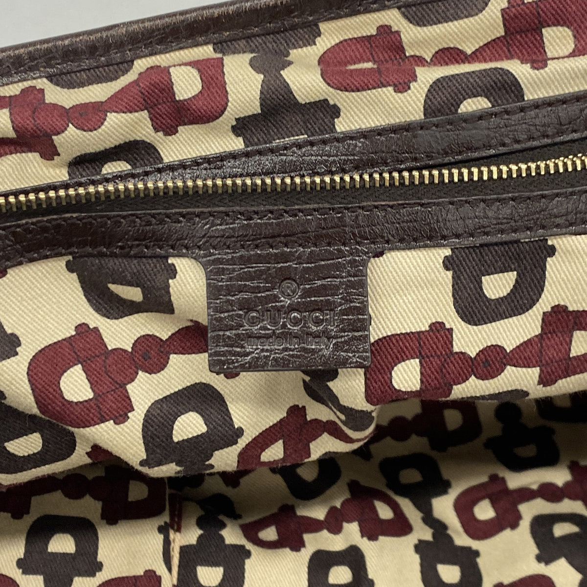 【6ie6979】グッチ トートバッグ GGキャンバス/シェリーライン 137396 キャンバス ベージュ ゴールド金具【中古】レディース