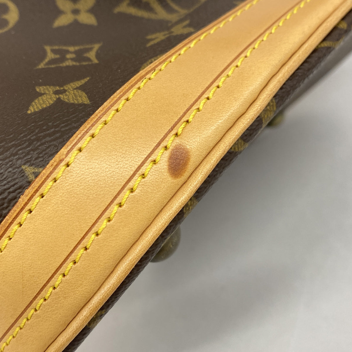 【6ie6981】ルイヴィトン トートバッグ モノグラム バケットPM M42238 ブラウン【中古】レディース