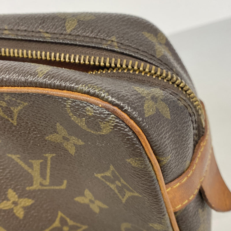 【6ie6982】ルイヴィトン クラッチバッグ モノグラム コンピエーニュ28 M51845 ブラウン【中古】メンズ
