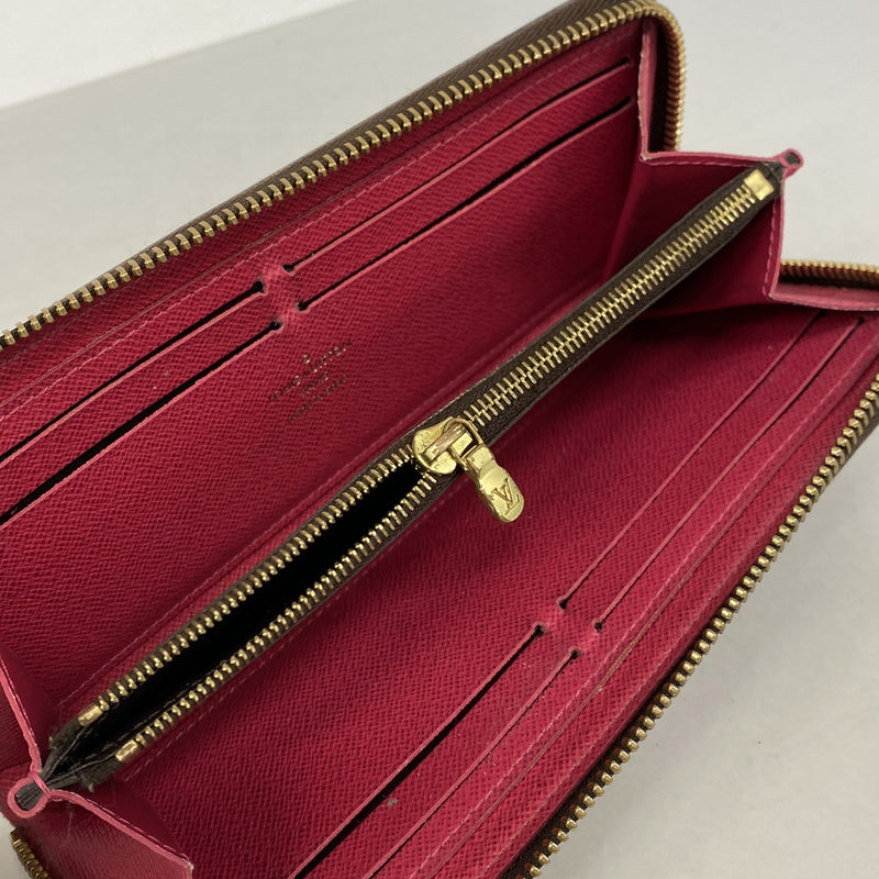 【6ie6985】ルイヴィトン 長財布 モノグラム ポルトフォイユクレマンス M42119 ホットピンク【中古】レディース