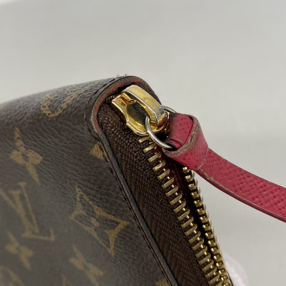 【6ie6985】ルイヴィトン 長財布 モノグラム ポルトフォイユクレマンス M42119 ホットピンク【中古】レディース