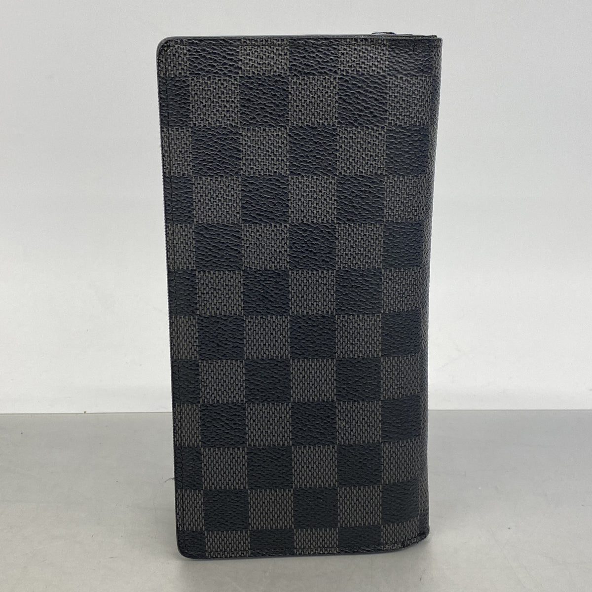 【6ie6986】ルイヴィトン 長財布 ダミエ・グラフィット ポルトフォイユブラザ N62665 ブラック グレー【中古】メンズ
