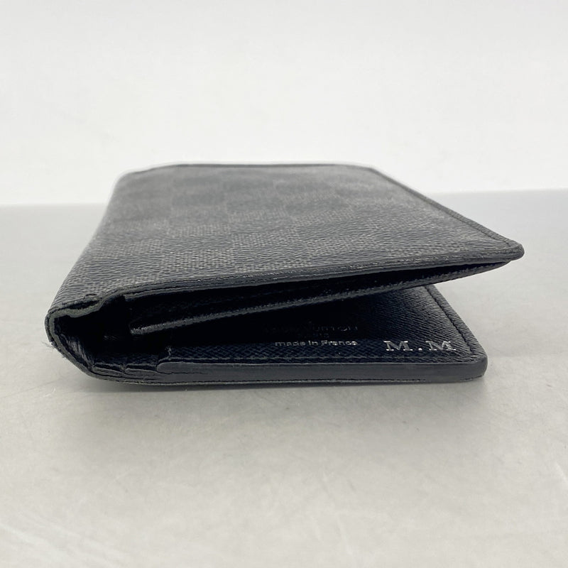【6ie6986】ルイヴィトン 長財布 ダミエ・グラフィット ポルトフォイユブラザ N62665 ブラック グレー【中古】メンズ