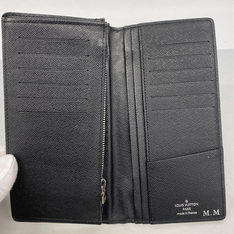 【6ie6986】ルイヴィトン 長財布 ダミエ・グラフィット ポルトフォイユブラザ N62665 ブラック グレー【中古】メンズ