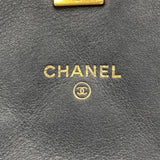 【6ie6988】シャネル ショルダーバッグ マトラッセ チェーンショルダー ラムスキン ブラック ゴールド金具【中古】レディース