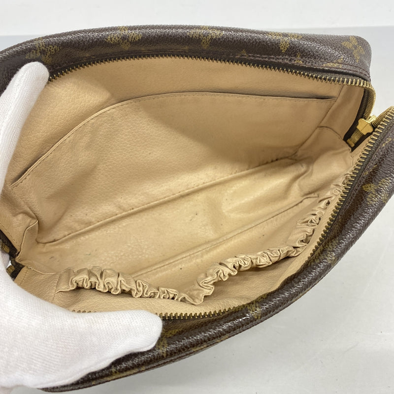 【6ie6994】ルイヴィトン ポーチ モノグラム トゥルーストワレット23 M47524 ブラウン【中古】レディース
