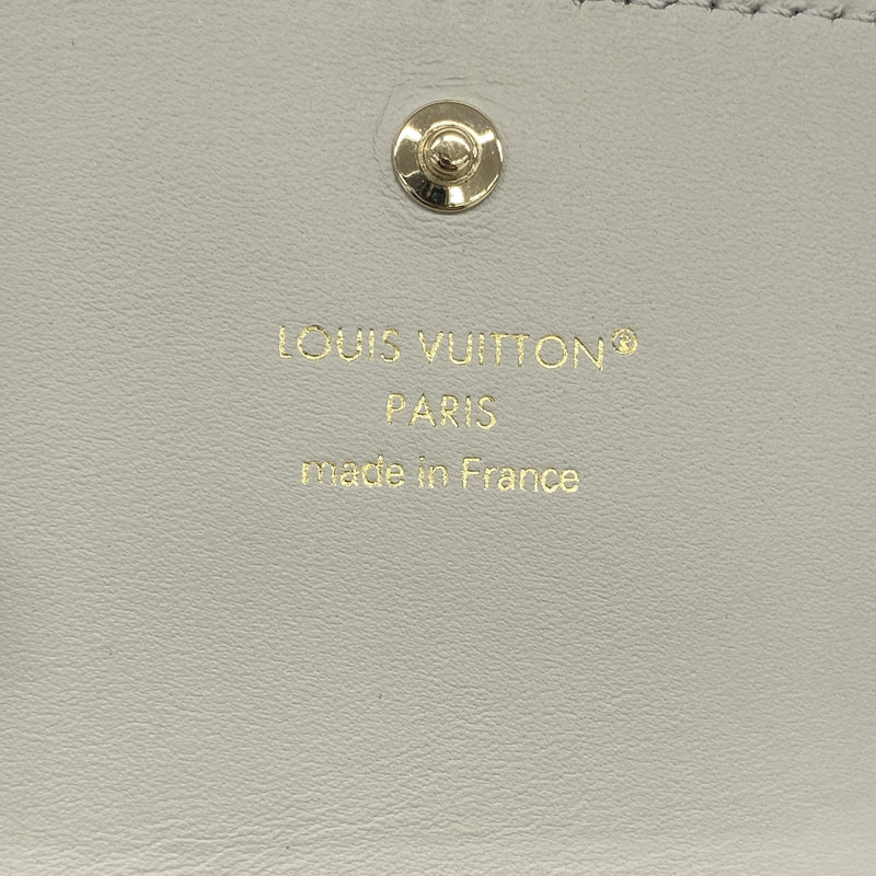 【6ie6996】ルイヴィトン 財布 トリヨン ポルトフォイユカプシーヌタイニー M12406 フリントグレー【中古】レディース