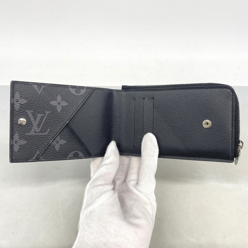【6ie6997】ルイヴィトン 財布 モノグラム・エクリプス ハイブリッドウォレット M81568 ブラック【中古】メンズ