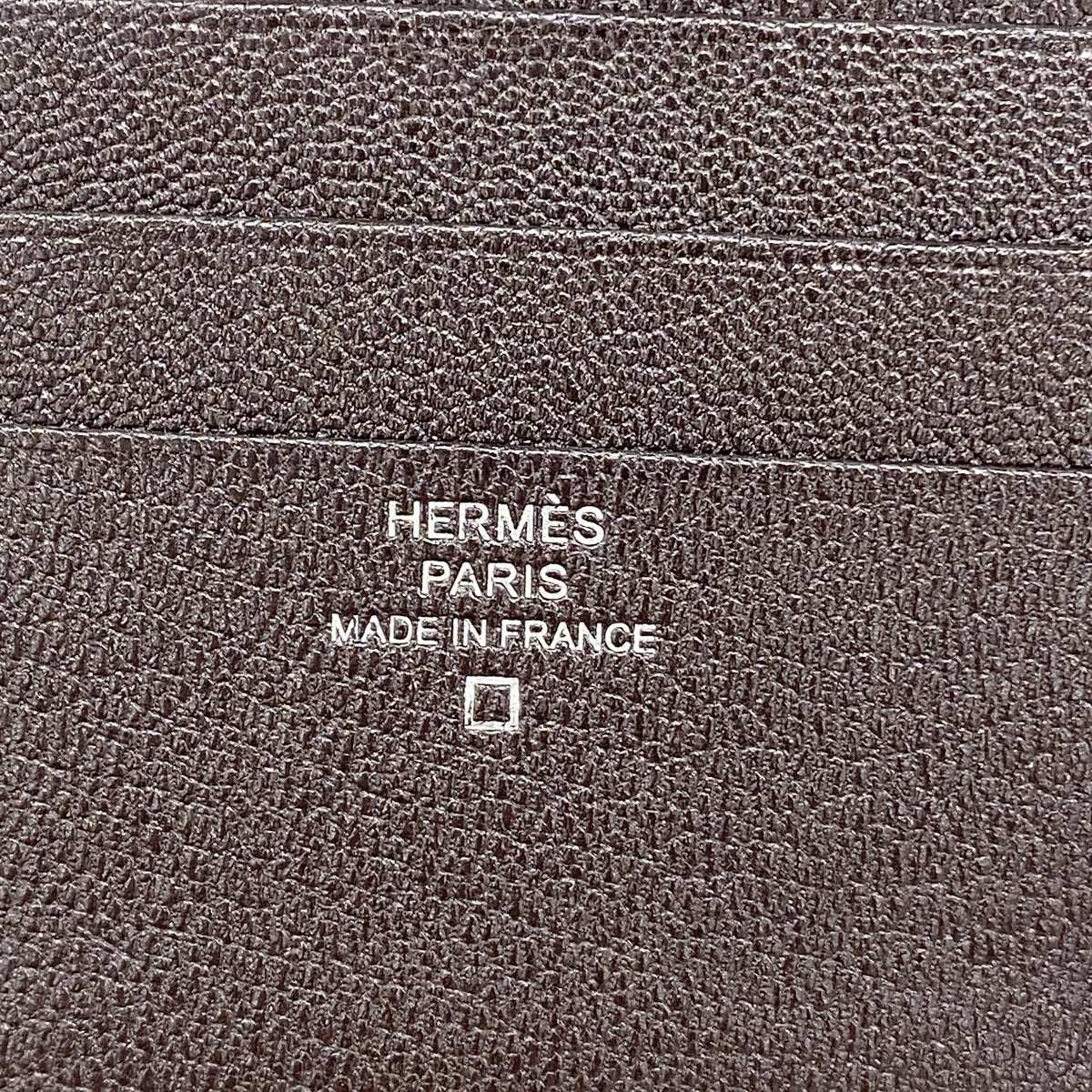 【6ie6999】エルメス 札入れ MC3コペルニクス アリゲーターマット グリエレファント B刻印【中古】メンズ