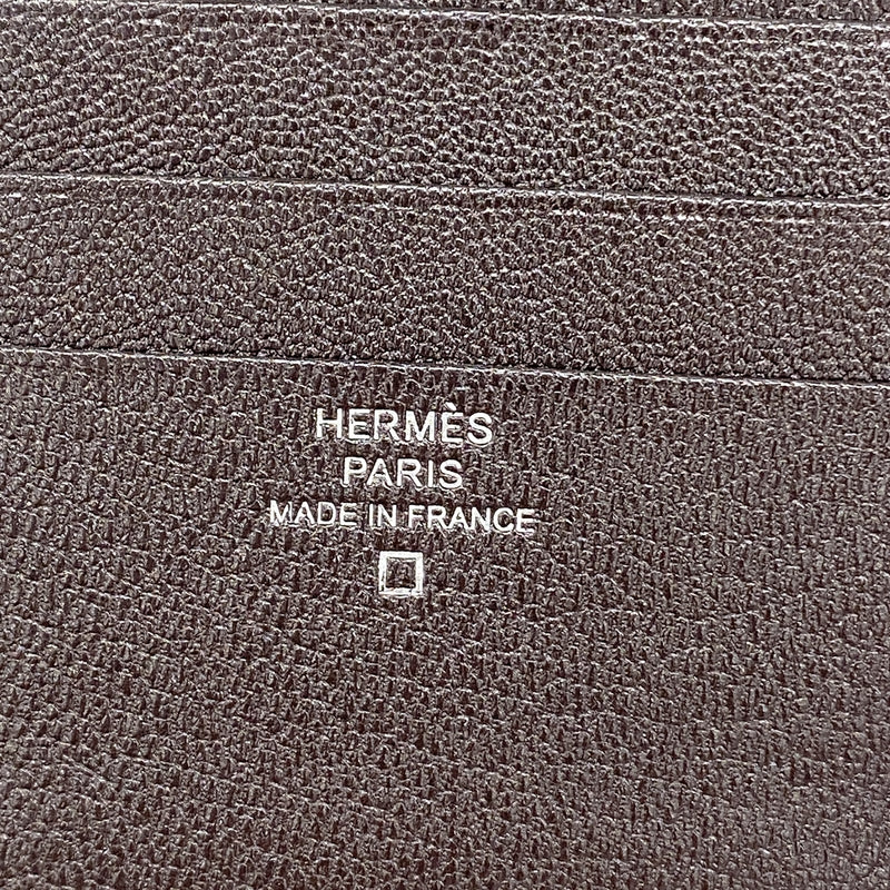 【6ie6999】エルメス 札入れ MC3コペルニクス アリゲーターマット グリエレファント B刻印【中古】メンズ