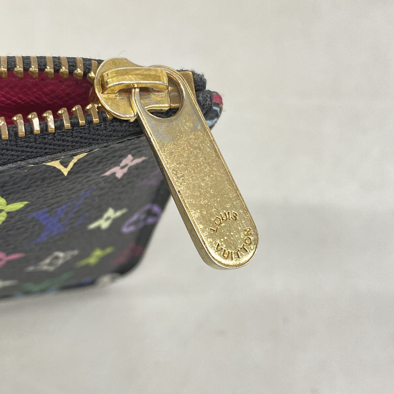 【6ie7006】ルイヴィトン コインケース モノグラム・マルチカラー ポシェットクレ M93735 グルナード【中古】レディース