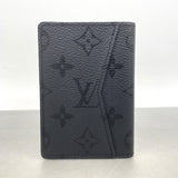 【6ie7007】ルイヴィトン カードケース モノグラムミッドナイト オーガナイザードゥポッシュ M26775 ブラック【中古】メンズ
