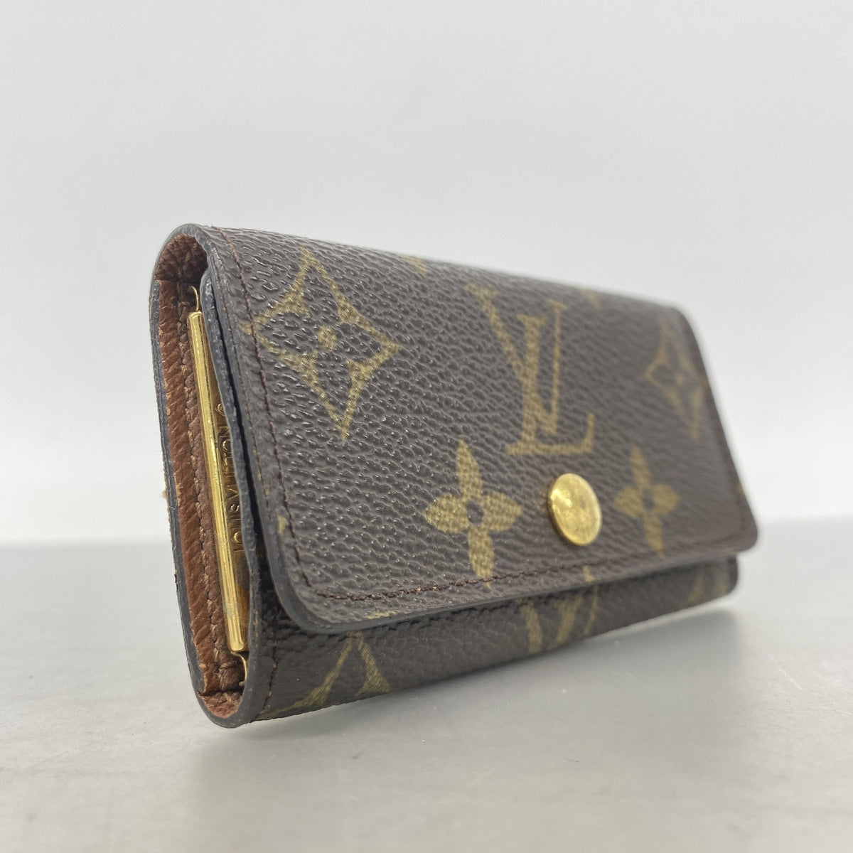 【6ie7008】ルイヴィトン キーケース モノグラム ミュルティクレ4 M69517 ブラウン【中古】レディース