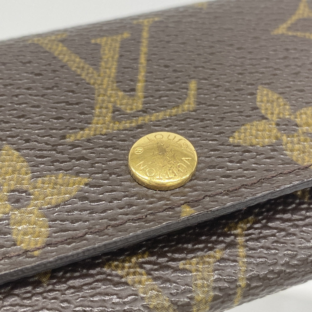 【6ie7008】ルイヴィトン キーケース モノグラム ミュルティクレ4 M69517 ブラウン【中古】レディース