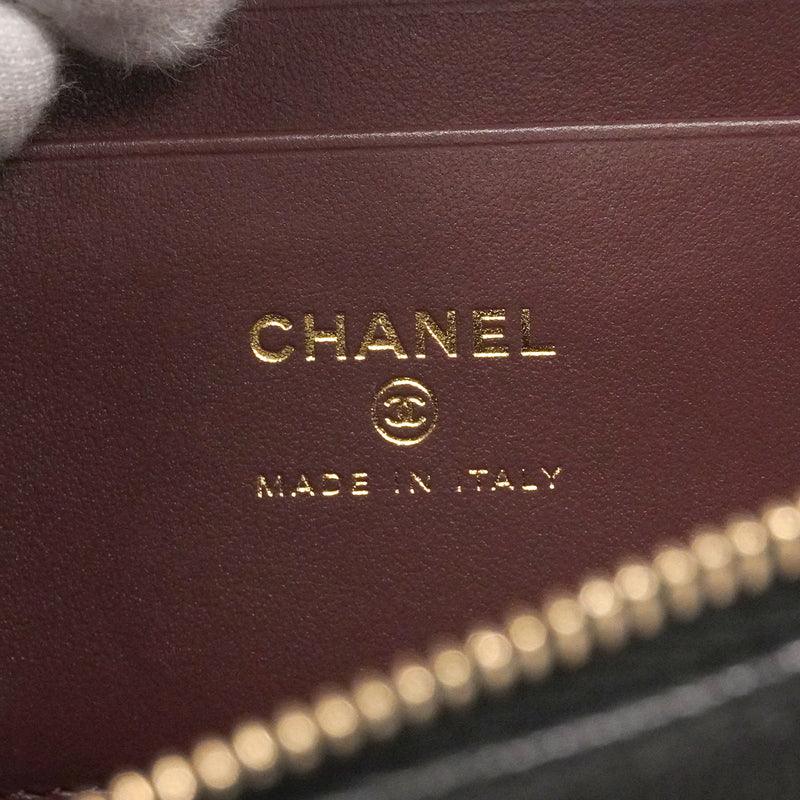 【6ie7018】シャネル ハンドバッグ マトラッセ チェーンショルダー キャビアスキン ブラック ゴールド金具 2wayバッグ【中古】レディース