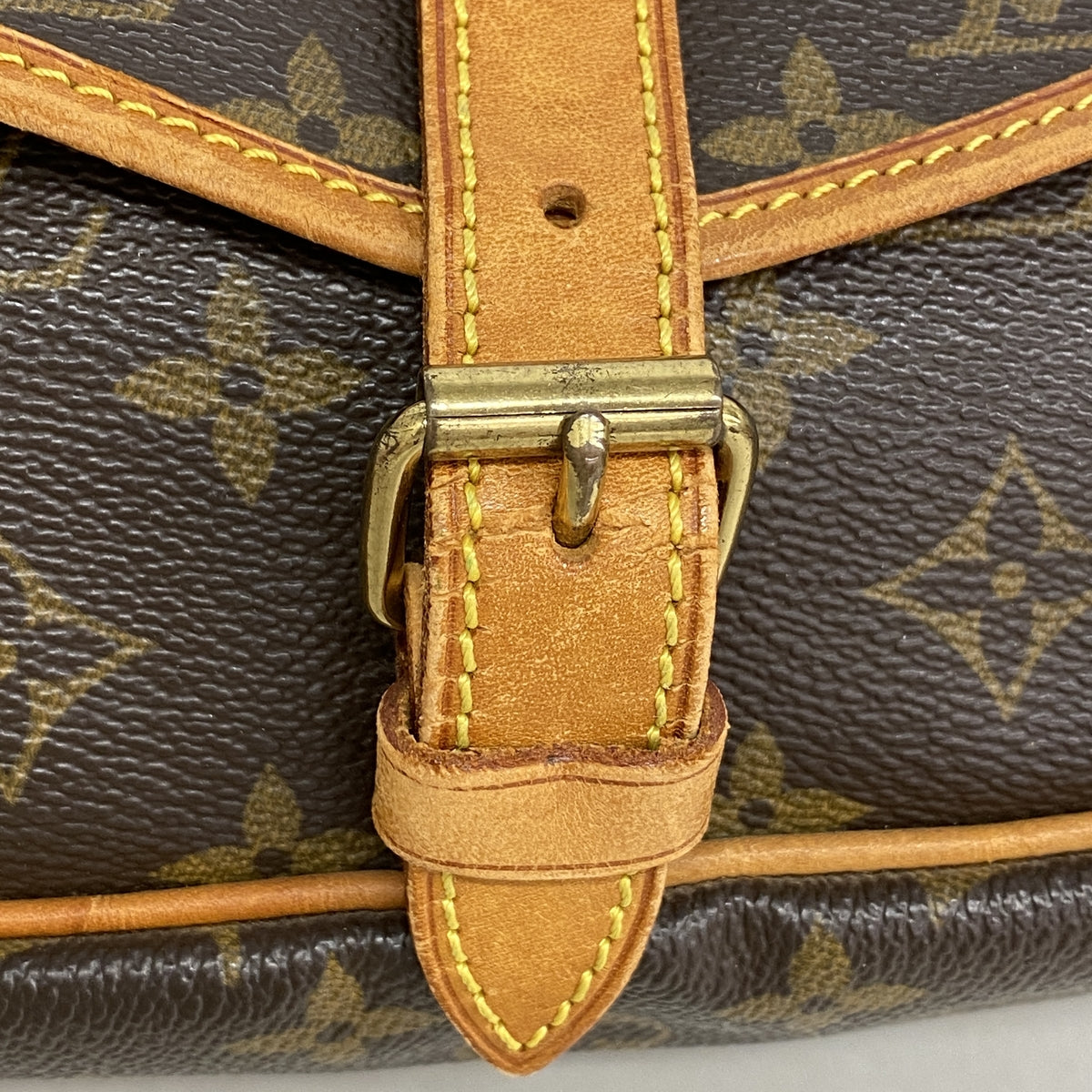 【6ie7023】ルイヴィトン ショルダーバッグ モノグラム ソミュール30 M42256 ブラウン【中古】レディース