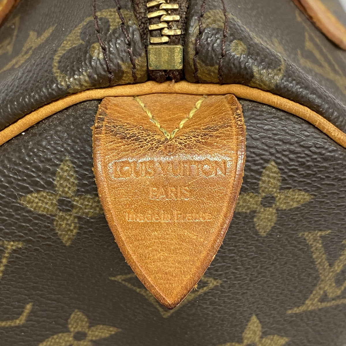【6ie7024】ルイヴィトン ハンドバッグ モノグラム スピーディ25 M41109 ブラウン【中古】レディース