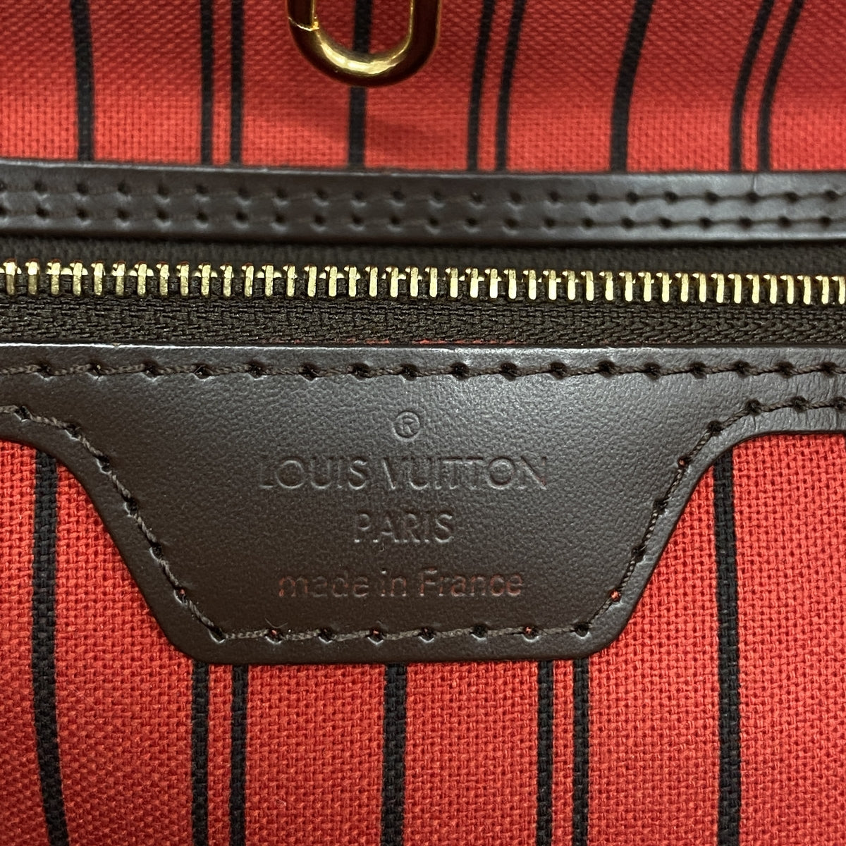 【6ie7025】ルイヴィトン トートバッグ ダミエ ネヴァーフルMM N41358 エベヌ【中古】レディース