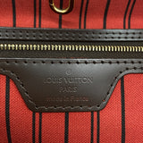 【6ie7025】ルイヴィトン トートバッグ ダミエ ネヴァーフルMM N41358 エベヌ【中古】レディース