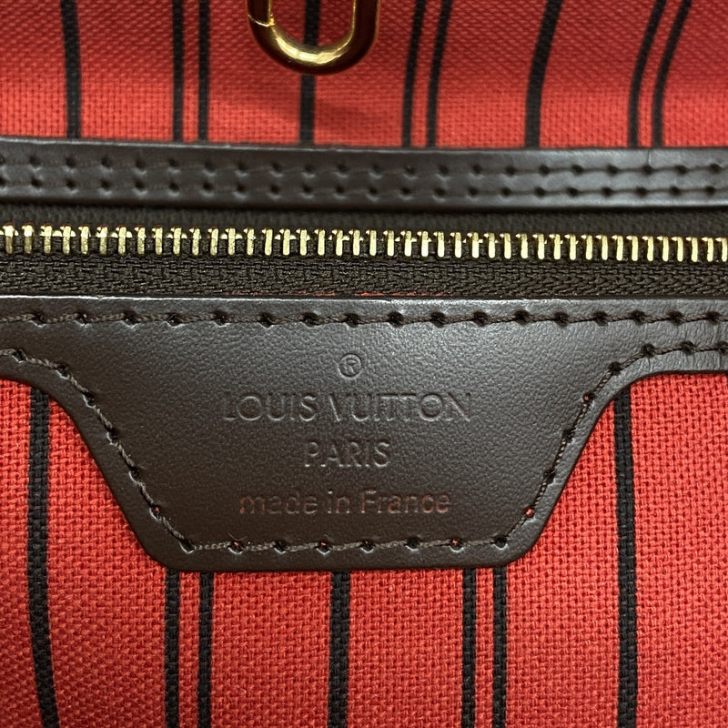 【6ie7025】ルイヴィトン トートバッグ ダミエ ネヴァーフルMM N41358 エベヌ【中古】レディース