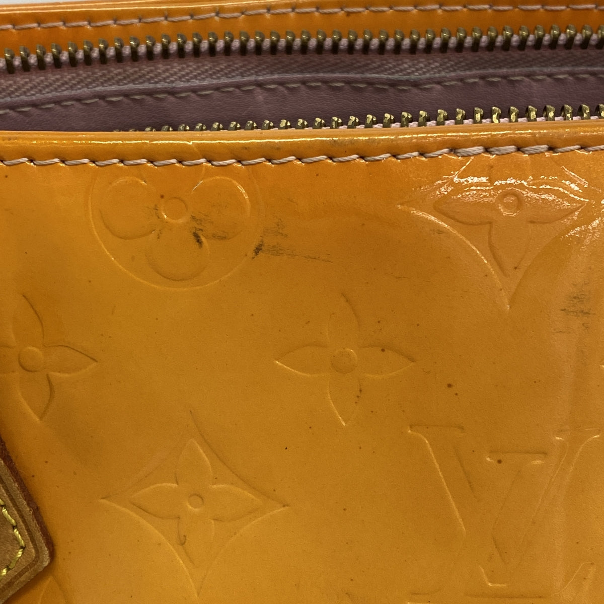 【6ie7026】ルイヴィトン トートバッグ ヴェルニ ヒューストン M91054 ローズ【中古】レディース
