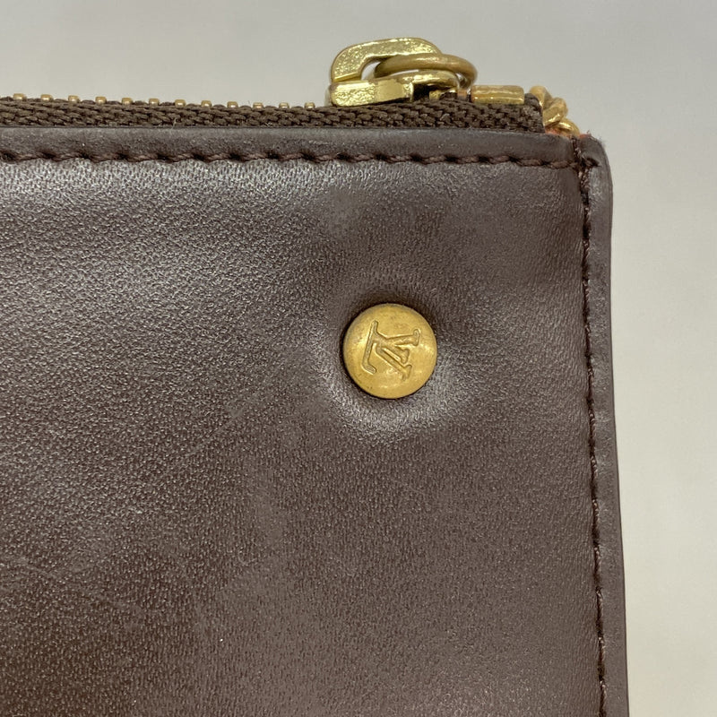 【6ie7030】ルイヴィトン コインケース ダミエ ポシェットクレ N62658 エベヌ 旧型【中古】メンズ レディース ユニセックス