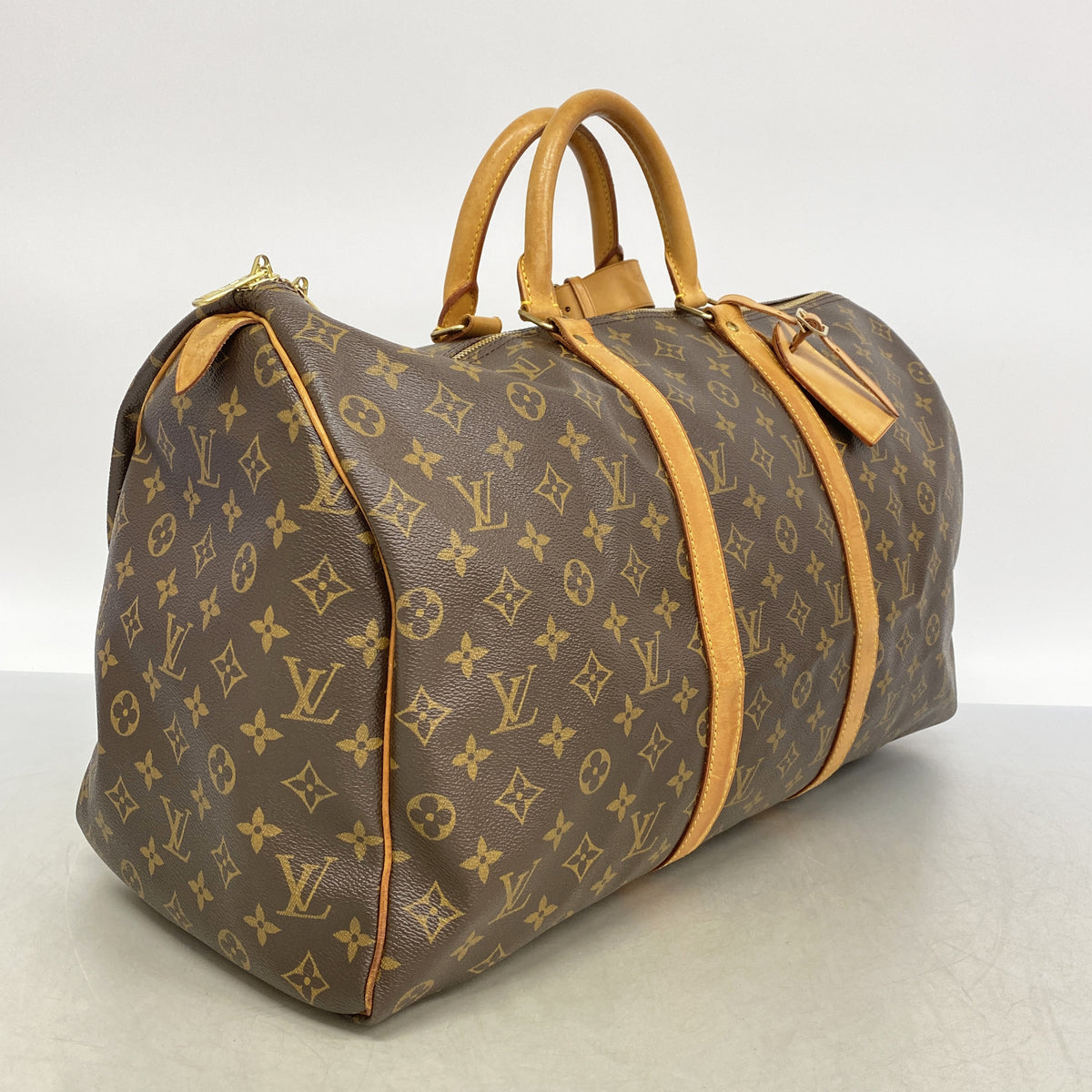 【6ie7031】ルイヴィトン ボストンバッグ モノグラム キーポル50 M41426 ブラウン【中古】メンズ レディース ユニセックス