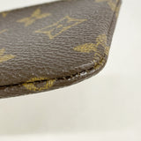 【6ie7039】ルイヴィトン コインケース モノグラム ポシェットクレ M62650 ブラウン【中古】メンズ レディース ユニセックス