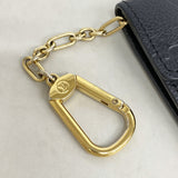 【6ie7048】ルイヴィトン コインケース モノグラム・アンプラント ポシェットクレ M60633 ノワール【中古】レディース