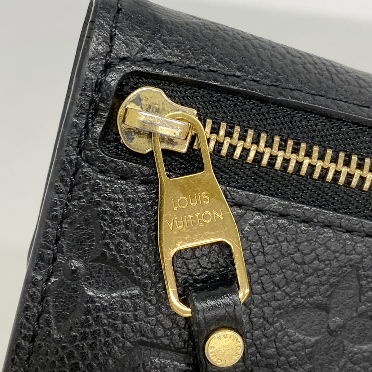 【6ie7048】ルイヴィトン コインケース モノグラム・アンプラント ポシェットクレ M60633 ノワール【中古】レディース