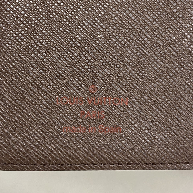 【6ie7050】ルイヴィトン 手帳カバー ダミエ アジェンダPM R20700 エベヌ【中古】メンズ レディース ユニセックス