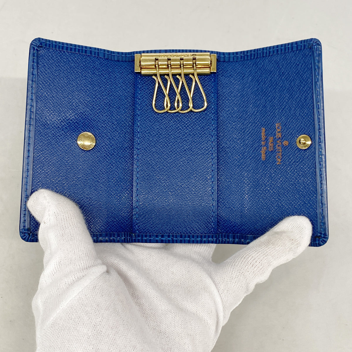【6ie7059】ルイヴィトン キーケース エピ ミュルティクレ4 M63825 トレドブルー【中古】メンズ レディース ユニセックス