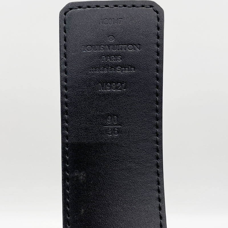 【6ie7060】ルイヴィトン ベルト モノグラム サンチュールLVイニシャル M9821 ブラウン【中古】メンズ