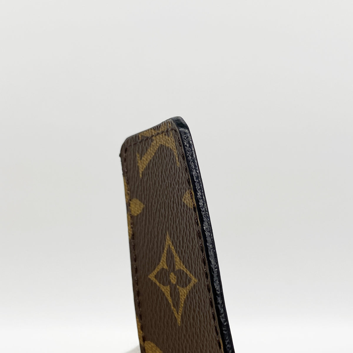 【6ie7060】ルイヴィトン ベルト モノグラム サンチュールLVイニシャル M9821 ブラウン【中古】メンズ