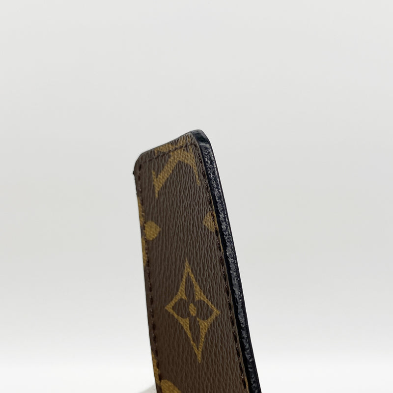 【6ie7060】ルイヴィトン ベルト モノグラム サンチュールLVイニシャル M9821 ブラウン【中古】メンズ