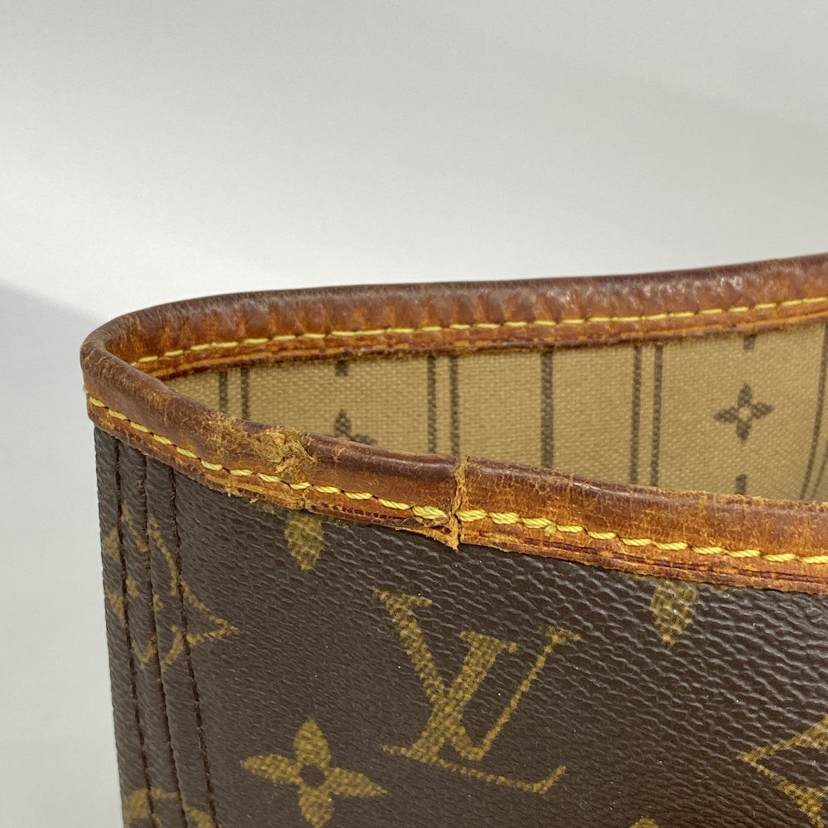 【6ie7065】ルイヴィトン トートバッグ モノグラム ネヴァーフルMM M40156 ブラウン【中古】レディース