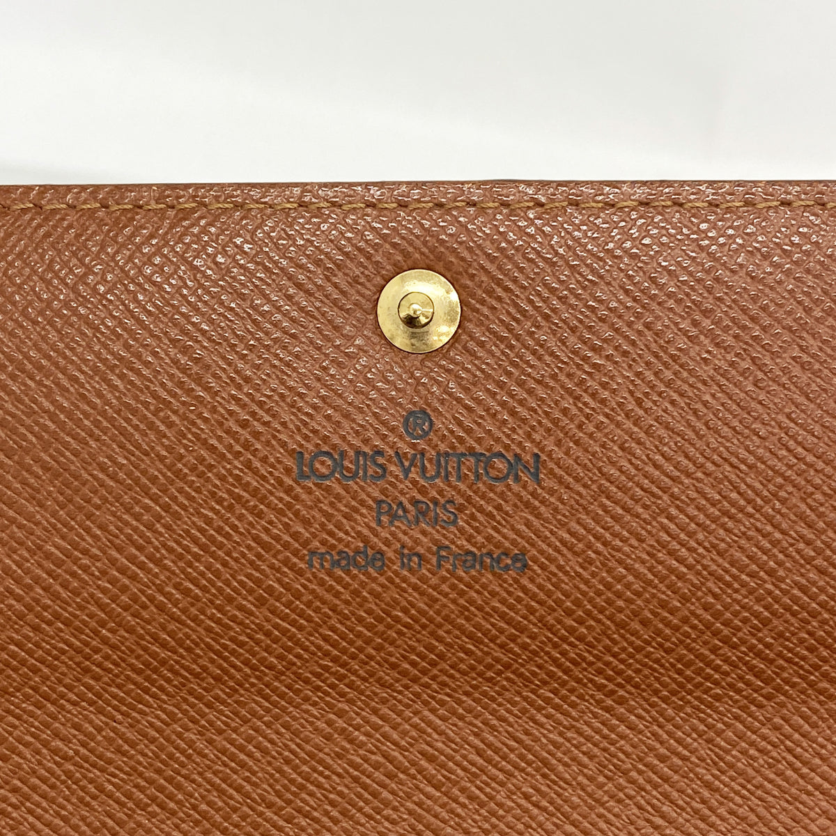 【6ie7068】ルイヴィトン 長財布 モノグラム ポシェットポルトモネクレディ M61725 ブラウン【中古】レディース