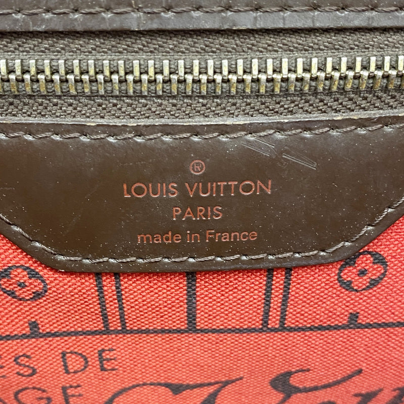 【6ie7074】ルイヴィトン トートバッグ ダミエ ネヴァーフルMM N51105 エベヌ【中古】レディース