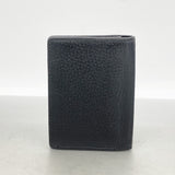 【6ie7079】グッチ カードケース GGマーモント 428737 レザー ブラック ゴールド金具【中古】メンズ レディース ユニセックス