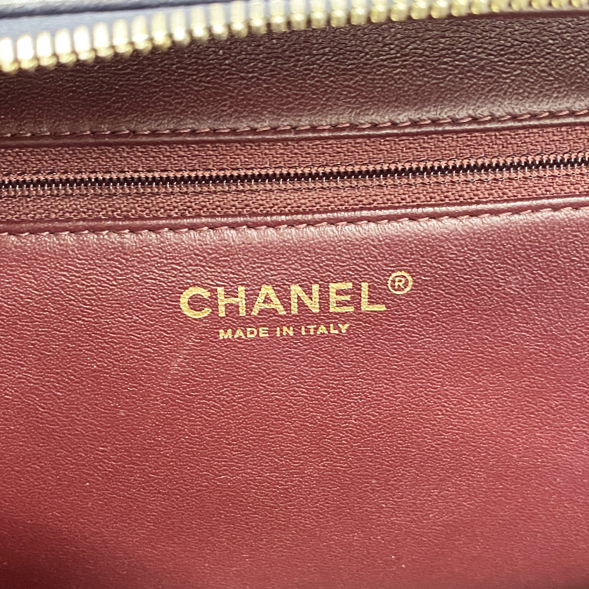 【6ie7080】シャネル ハンドバッグ マトラッセ チェーンショルダー ラムスキン ネイビー シャンパンゴールド金具 2wayバッグ【中古】レディース