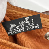 【6ie7081】エルメス トートバッグ ヴァルパライソPM トワルシェブロン オレンジ シルバー金具 □J刻印【中古】レディース