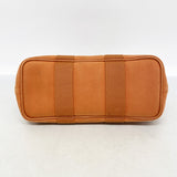 【6ie7081】エルメス トートバッグ ヴァルパライソPM トワルシェブロン オレンジ シルバー金具 □J刻印【中古】レディース