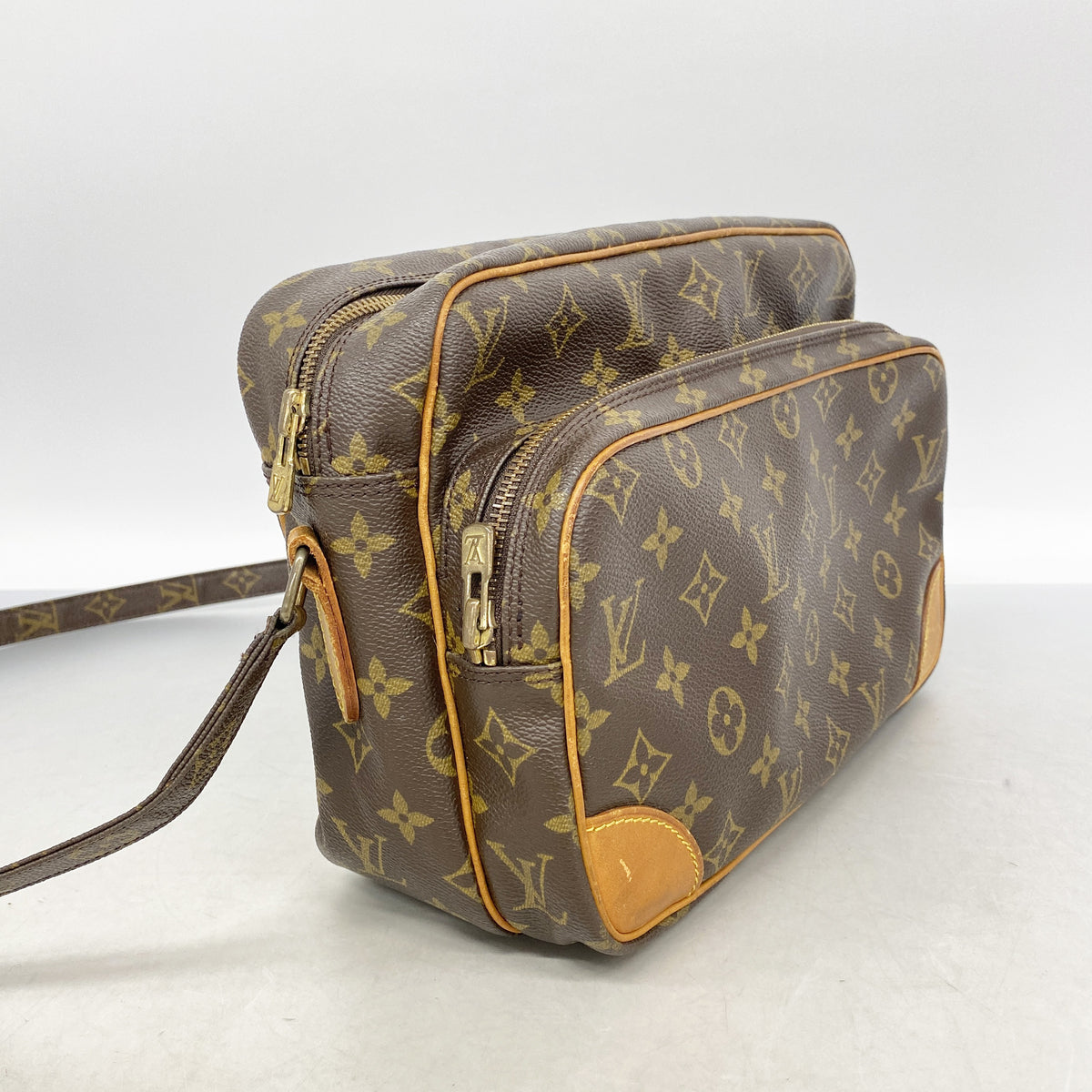 【6ie7086】ルイヴィトン ショルダーバッグ モノグラム ナイル M45244 ブラウン【中古】レディース