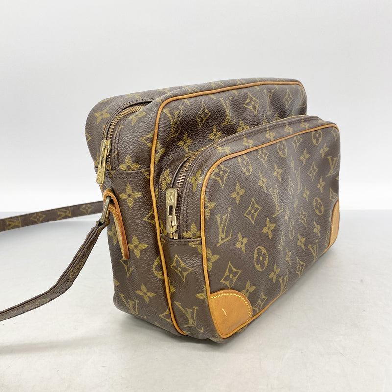 【6ie7086】ルイヴィトン ショルダーバッグ モノグラム ナイル M45244 ブラウン【中古】レディース