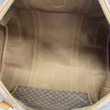 【6ie7090】セリーヌ ボストンバッグ マカダム PVC ブラウン ゴールド金具【中古】メンズ レディース ユニセックス